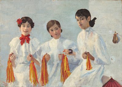 Trois jeunes Sévillanes - Auguste Breal